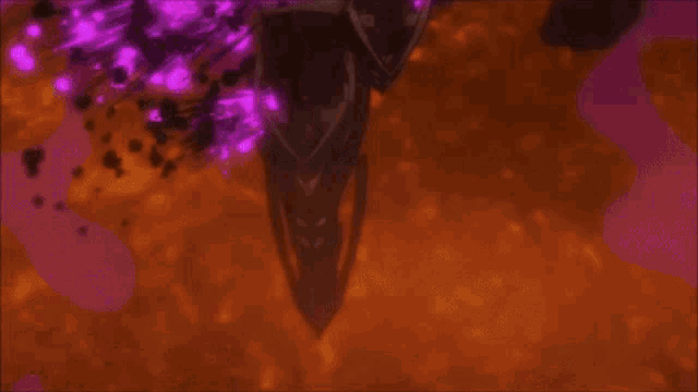 a close up of a person 's waist with a purple light behind her