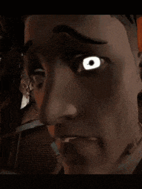 a cartoon fish is looking at a laptop with a msi logo on it