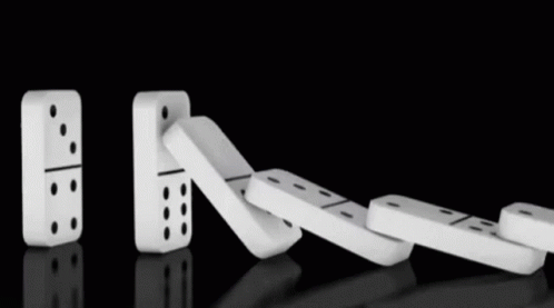 Dominoes Falling One By One GIF - Dominoes Falling One By One GIFs