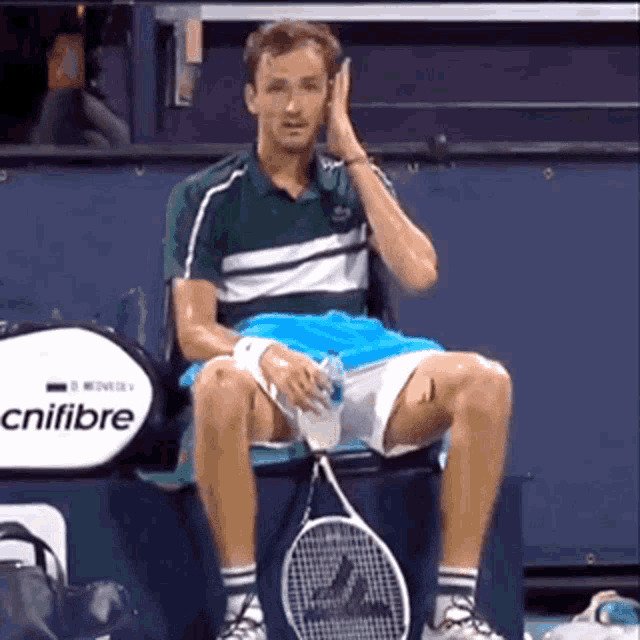 Daniil Medvedev Slap GIF - Daniil Medvedev Slap Tennis GIFs