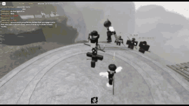 a group of people are playing a video game and one of them has a username that begins with the letter b