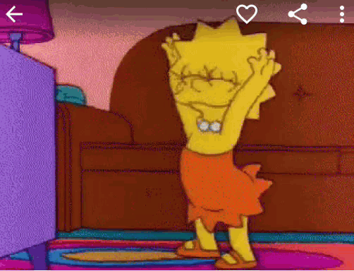 Aye Lisa Simpson GIF - Aye Lisa Simpson Dance GIFs