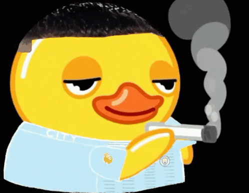 Duck Smoking Foden GIF
