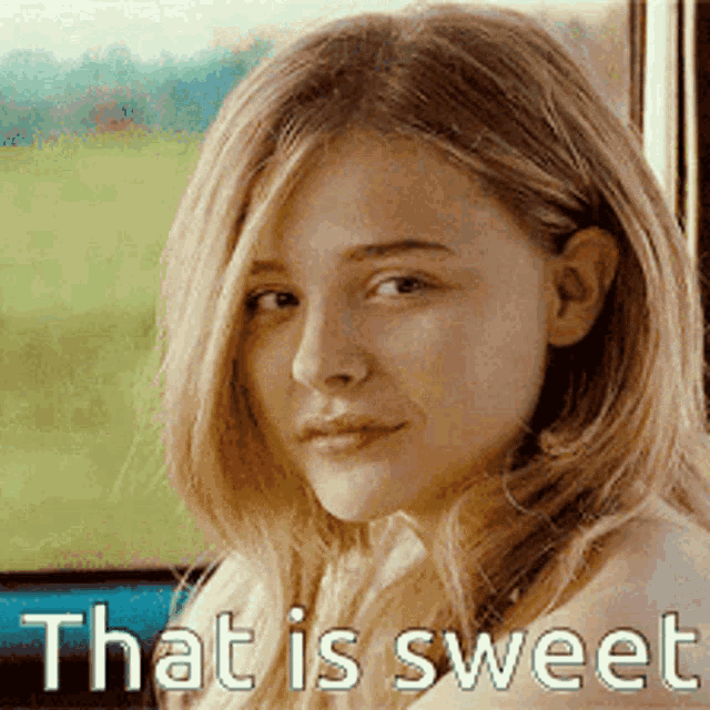 That Is Sweet Smile GIF - That Is Sweet Smile Chloe Grace Moretz GIFs
