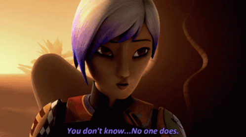 Star Wars Sabine Wren GIF - Star Wars Sabine Wren You Dont Know GIFs