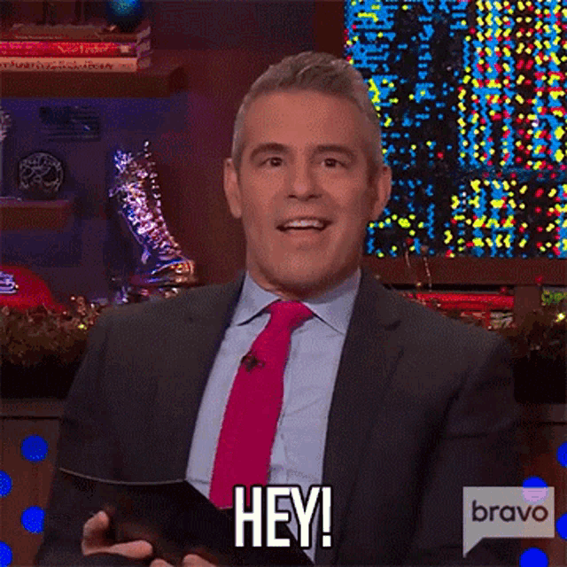 Hey Andy Cohen GIF - Hey Andy Cohen Watch What Happens Live GIFs