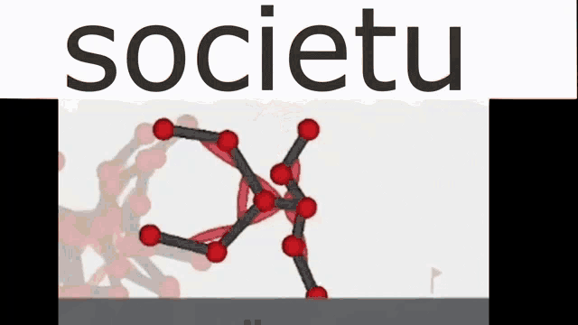 the word society is on a white background with a picture