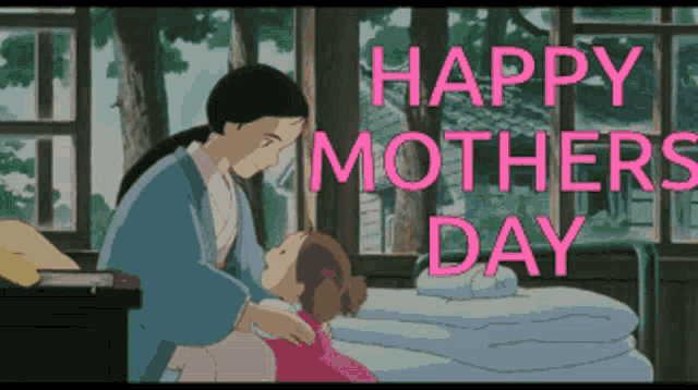 Happy Mothers Day Mom Studio Ghibli GIF - Happy Mothers Day Mom Studio Ghibli Happy Mothers Day GIFs