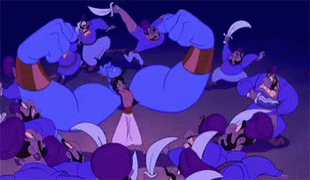 Aladdin Genie GIF - Aladdin Genie Punch GIFs
