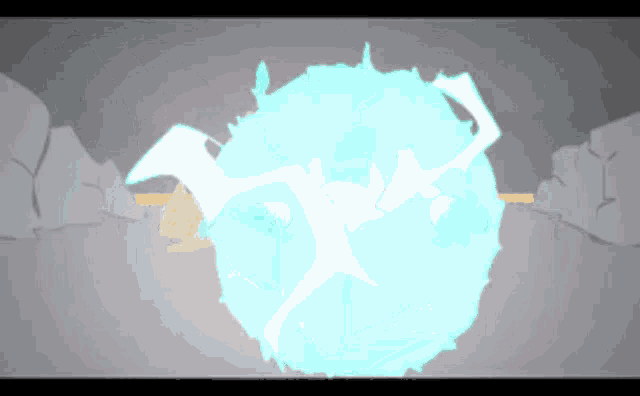 a cartoon drawing of a lightning bolt coming out of the ground