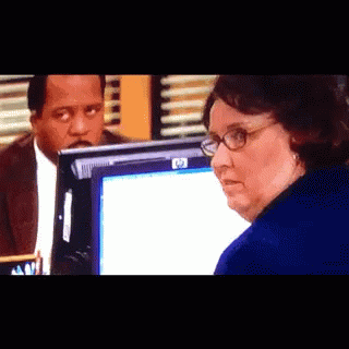 Stanley The Office GIF - Stanley The Office Glare GIFs