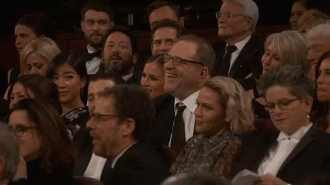 Harvey Weinstein Smiling GIF - Harvey Weinstein Smiling Audience GIFs