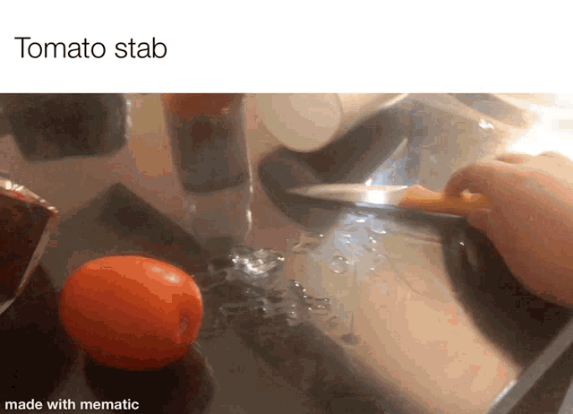 Tomato Stab GIF - Tomato Stab GIFs