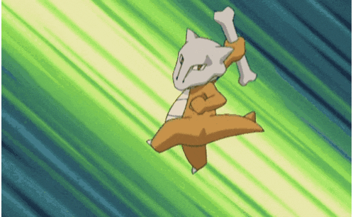a cartoon character is flying through the air with a sword in its hand