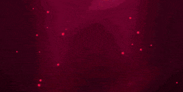 a pink and white swirl on a red background