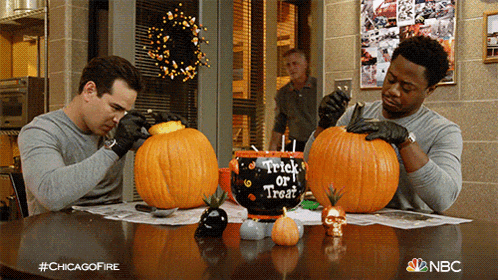 Decorating For Halloween Blake Gallo GIF