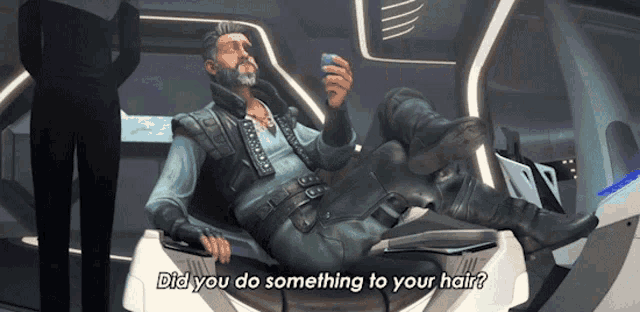 Did You Do Something To Your Hair Okona GIF - Did You Do Something To Your Hair Okona Star Trek Prodigy GIFs