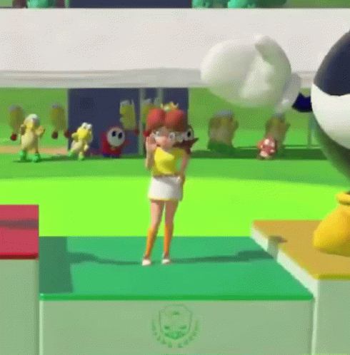 Mario Golf Princess Daisy GIF - Mario Golf Princess Daisy Super Mario GIFs