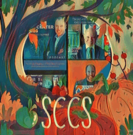 a painting with the word sccs written on it