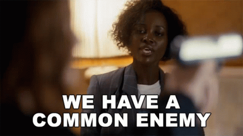 We Have A Common Enemy Graciela GIF - We Have A Common Enemy Graciela Lupita Nyongo GIFs
