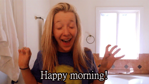 Morning GIF - Jenna Marbles Good Morning Happy Morning GIFs