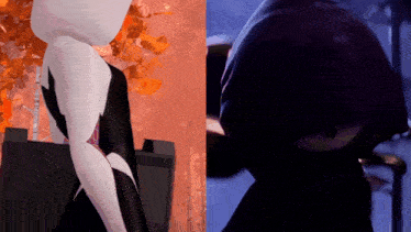 a man and a woman are standing next to each other .