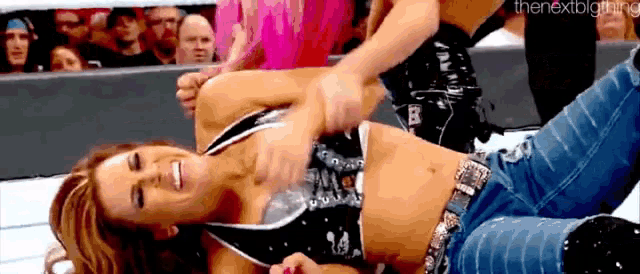 Alexa Bliss Mickie James GIF