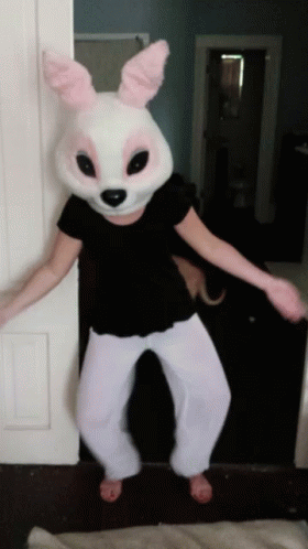 Excited Bunny Party Animal GIF - Excited Bunny Party Animal Dance GIFs