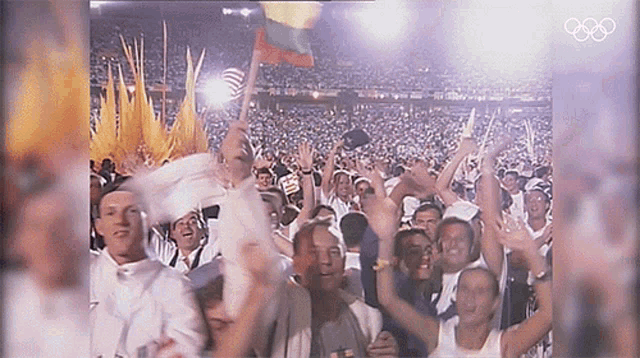 Lively Crowd Olympics GIF - Lively Crowd Olympics Olympics1992 GIFs