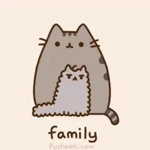 Pusheen Family GIF - Pusheen Family Cute GIFs