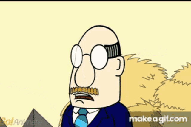 a cartoon of a man with a speech bubble that says hold it right there menenius