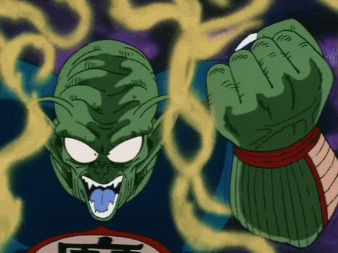 a cartoon drawing of a green monster with chinese writing on it