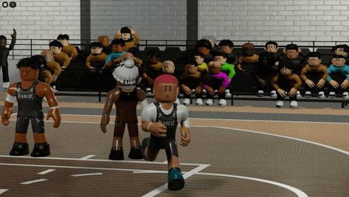 a basketball game is being played with a player wearing a jersey that says raptors