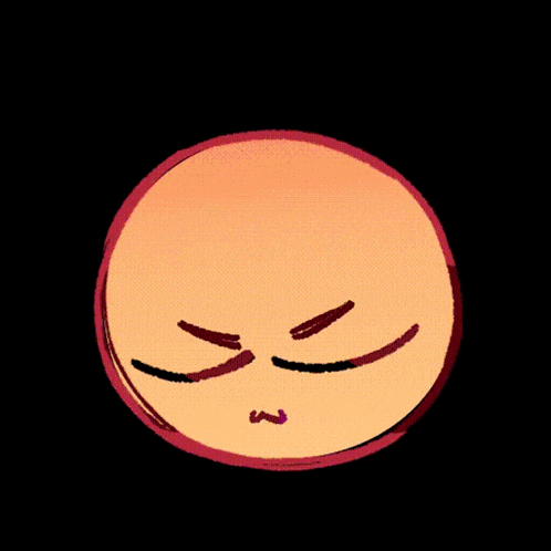 a pink smiley face with hearts around it and a tear coming out of it 's nose