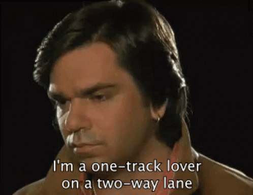Matt Berry One Track Lover GIF - Matt Berry One Track Lover Two Way Lane GIFs