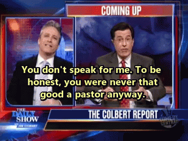 Jon Stewart Not Good Ofa Pastor GIF - Jon Stewart Not Good Ofa Pastor Stephen Colbert GIFs