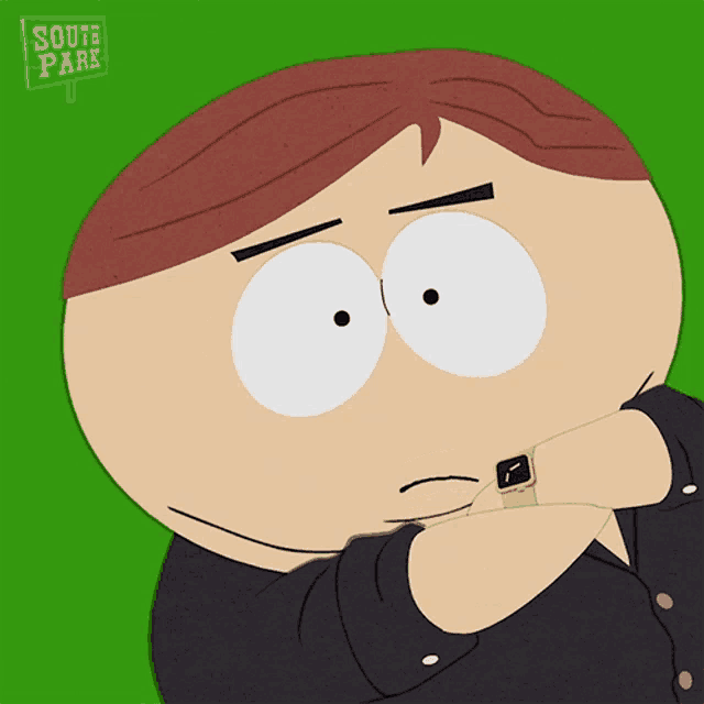 a cartoon character from south park says he won t forget this when he 's rich