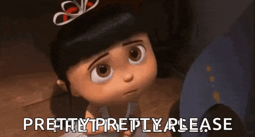 a little girl from the movie despicable me is sitting on the floor .