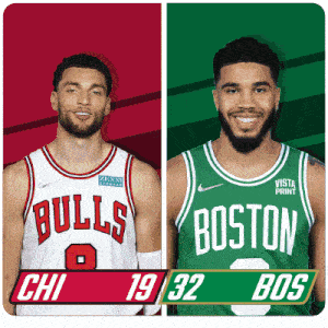 Chicago Bulls (19) Vs. Boston Celtics (32) Half-time Break GIF - Nba Basketball Nba 2021 GIFs
