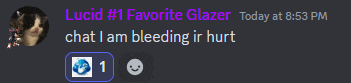 a chat with lucid # 1 favorite glazer today at 8:53 pm