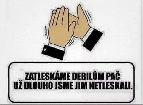 a cartoon of two hands giving each other a high five with a foreign language .