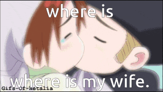 a couple kissing with the words where is where is my wife written below them