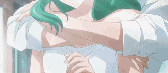 Sailor Uranus Sailor Neptune GIF - Sailor Uranus Sailor Neptune Hug GIFs