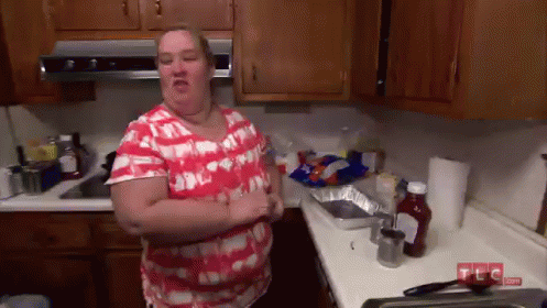 Honey Boo Boo: Mama Makes Out With Ketchup Bottle GIF - Funny Gross Kissing GIFs