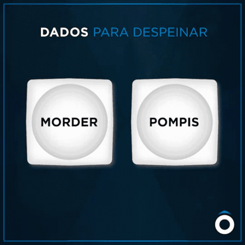 two squares with murder and pompis written on them