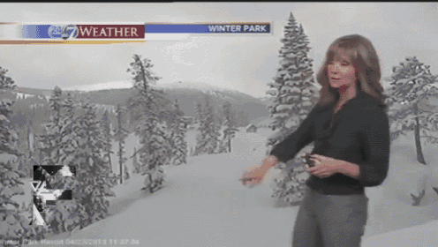 She'S A Tap-dancing Fiend GIF - Newsbloopers Camerafail Weather GIFs