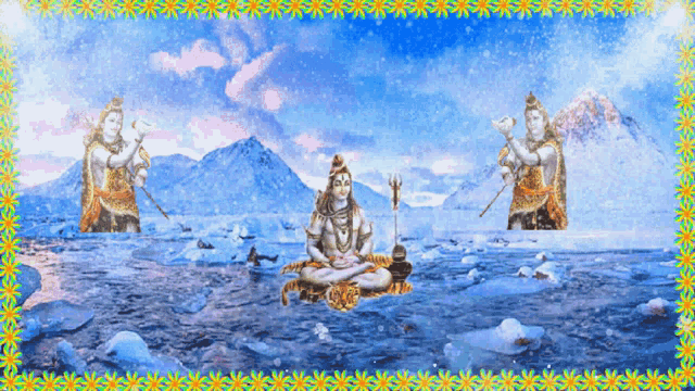 Lord Shiva Mountain GIF - Lord Shiva Mountain Snowy Mountain GIFs