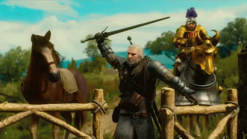 Draw My Weapon Geralt Of Rivia GIF - Draw My Weapon Geralt Of Rivia The Witcher GIFs