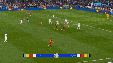 a soccer game between esp and fra is being broadcasted on optus sport