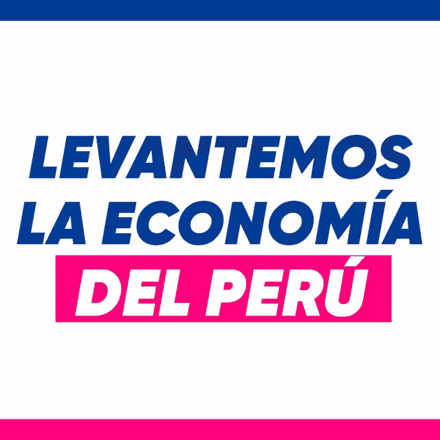 a man in a suit is smiling in front of a sign that says avanza país